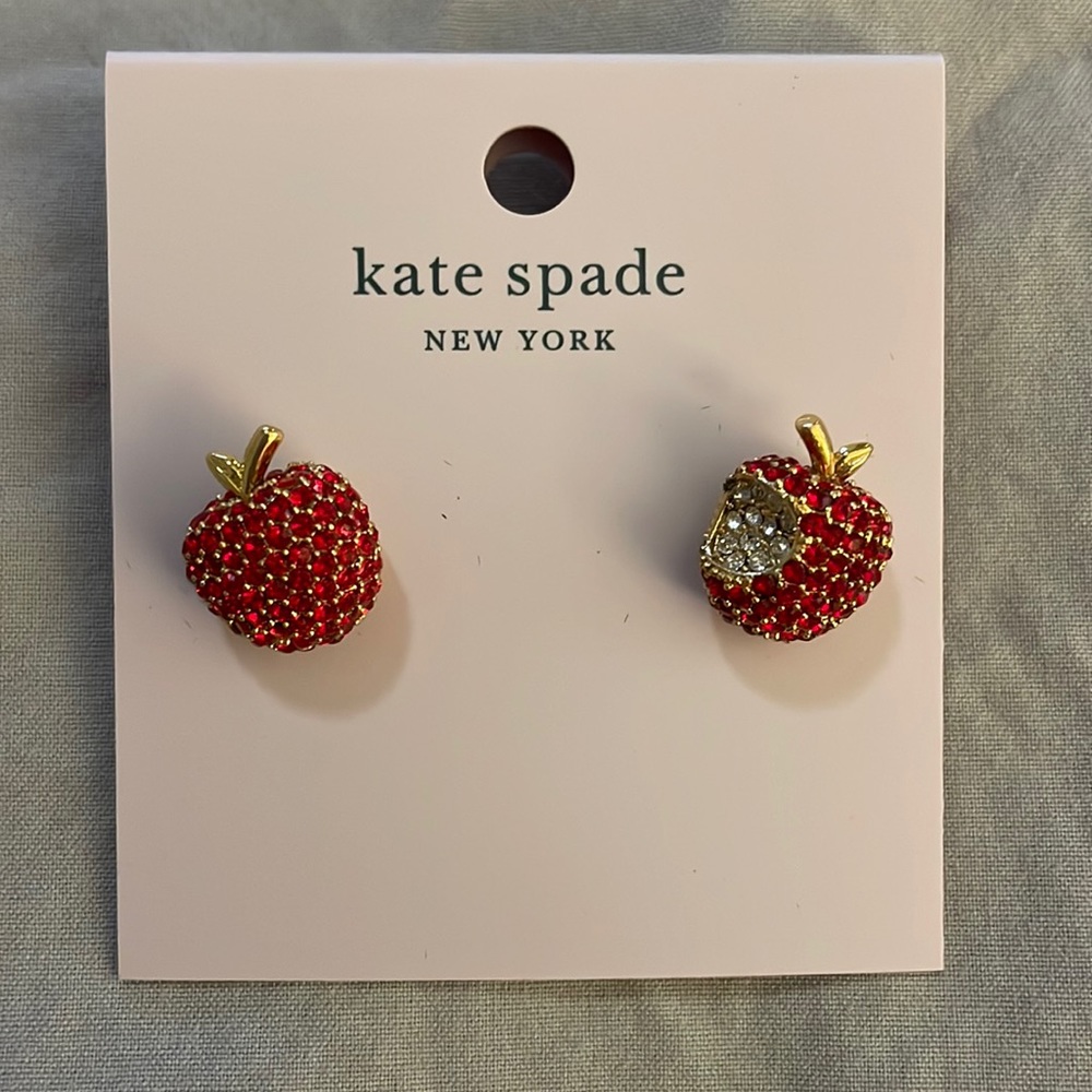Kate Spade Apple earrings